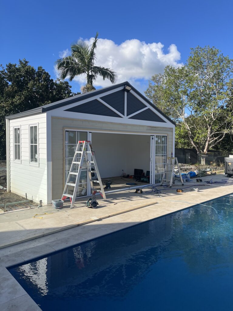 Pool House Renovation Wood Trades